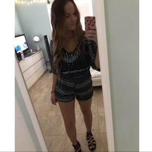 3/4 sleeve romper